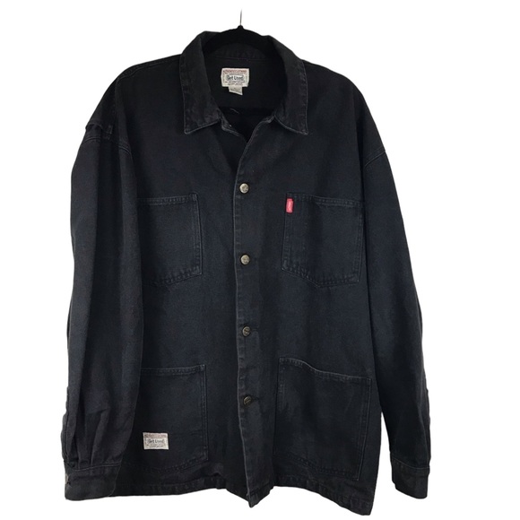 Get Used Black Denim Jacket - Picture 7 of 7